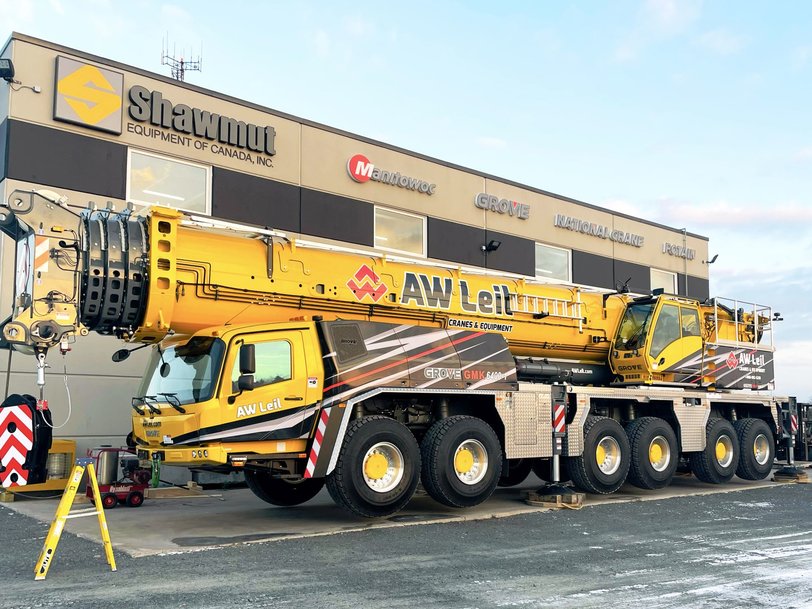 Manitowoc introduces Grove GMK6400-1 marks a new era for A.W. Leil Cranes and Equipment
